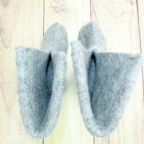 LL Bean Gray Wool Warm Replacement Boot Liner Inserts Size 12 - Picture 6 of 8